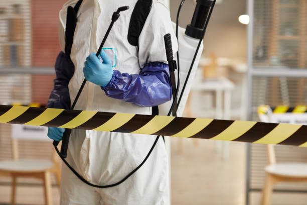 Professional Infectious Disease Decontamination technician working in Westfield, NJ